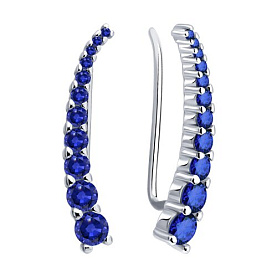 Серьги SOKOLOV - Серебро 925, Фианит (арт. 94027808)