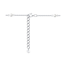 Колье SOKOLOV - Серебро 925, Жемчуг имитация (арт. 94071331)