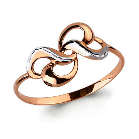 Кольцо Аквамарин - Золото 375 (арт. 54336.8)