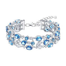 Браслет SOKOLOV - Серебро 925, Фианит (арт. 94051681)