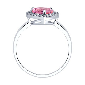 Кольцо SOKOLOV - Серебро 925, Фианит (арт. 94014203)