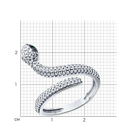 Кольцо SOKOLOV - Серебро 925, Фианит (арт. 94013852)