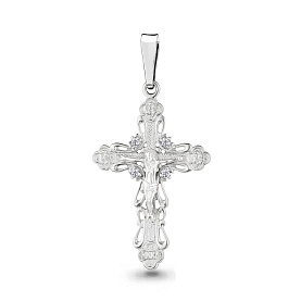 Подвеска Аквамарин - Серебро 925, Фианит (арт. 20494А.5)