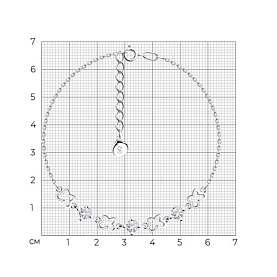 Браслет SOKOLOV - Серебро 925, Фианит (арт. 94050055)