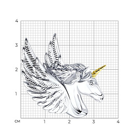 Брошь SOKOLOV - Серебро 925 (арт. 94049018)