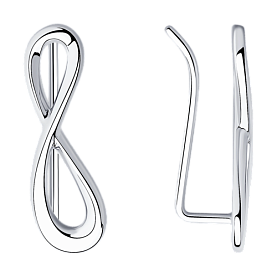 Серьги Diamant - Серебро 925 (арт. 94-120-01510-1)