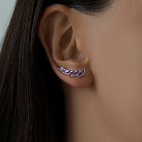 Серьги SOKOLOV - Серебро 925, Аметист (арт. 92021350)