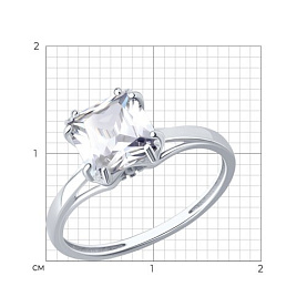 Кольцо SOKOLOV - Серебро 925, Фианит (арт. 94014650)