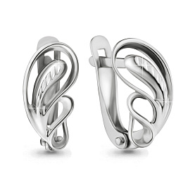 Серьги Аквамарин - Серебро 925 (арт. 31618.5)