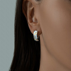 Серьги SOKOLOV - Серебро 925, Фианит, Эмаль (арт. 94022283)