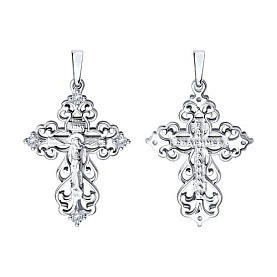 Подвеска Diamant - Серебро 925, Фианит (арт. 94-131-00850-1)