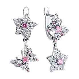 Серьги SOKOLOV - Серебро 925, Фианит (арт. 94026864)