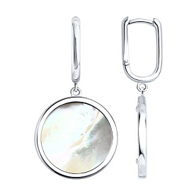 Серьги SOKOLOV - Серебро 925, Перламутр (арт. 83020476)