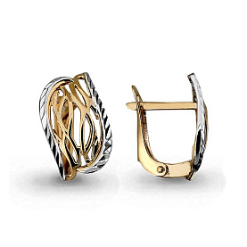 Серьги Аквамарин - Золото 375 (арт. 33020.8)