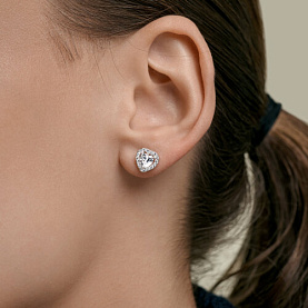 Серьги SOKOLOV - Золото 585, Фианит (арт. 0200941-3)