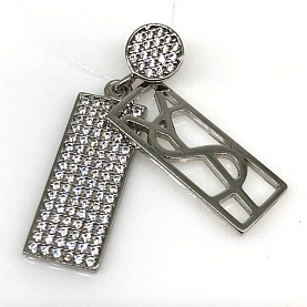 Подвеска Галатея - Серебро 925, Фианит (арт. 4383.1)