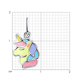 Подвеска SOKOLOV - Серебро 925, Эмаль (арт. 94032588)