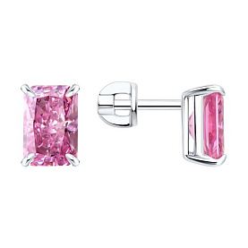 Серьги SOKOLOV - Серебро 925, Фианит (арт. 94027351)