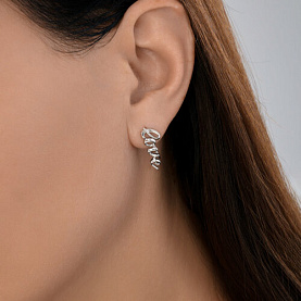 Серьги Diamant - Серебро 925, Фианит (арт. 94-122-02295-1)