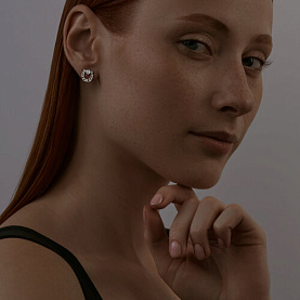 Серьги SOKOLOV - Серебро 925, Фианит (арт. 94025937)