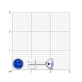 Серьги SOKOLOV - Серебро 925, Фианит (арт. 94021963)