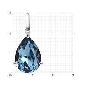 Подвеска SOKOLOV - Серебро 925, Кристалл (арт. 94033393)