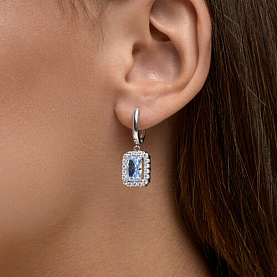 Серьги SOKOLOV - Серебро 925, Фианит (арт. 94027592)