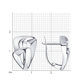 Серьги Diamant - Серебро 925 (арт. 94-120-00641-1)