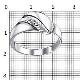 Кольцо Красная пресня - Серебро 925 (арт. 23014186-5)