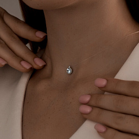 Колье SOKOLOV - Серебро 925, Топаз (арт. 92070057)