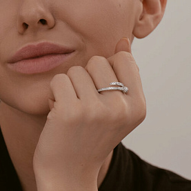 Кольцо SOKOLOV - Серебро 925, Фианит (арт. 94014199)