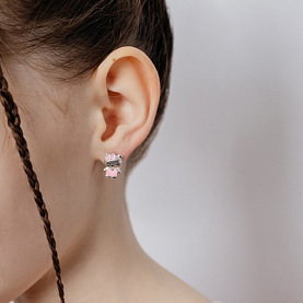 Серьги POKROVSKY - Серебро 925, Эмаль (арт. 0201669-30875)