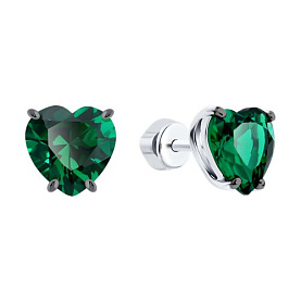 Серьги SOKOLOV - Серебро 925, Фианит (арт. 94026829)