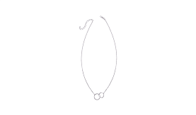 Колье Красцветмет - Серебро 925 (арт. НХ22-1554-3#0.50)