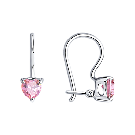 Серьги SOKOLOV - Серебро 925, Фианит (арт. 94020587)