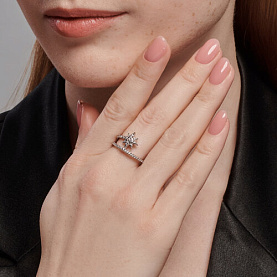 Кольцо SOKOLOV - Серебро 925, Фианит (арт. 94014062)