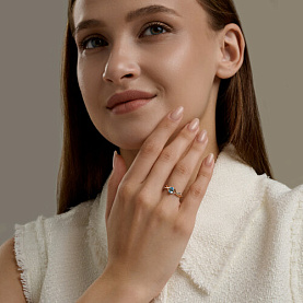 Кольцо SOKOLOV - Золото 585, Топаз (арт. 717300)