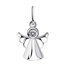 Подвеска Diamant - Серебро 925, Фианит (арт. 94-130-01077-1)