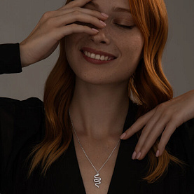 Колье SOKOLOV - Серебро 925, Фианит (арт. 94070736)