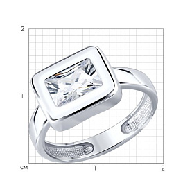Кольцо Diamant - Серебро 925, Фианит (арт. 94-110-02409-1)
