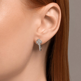 Серьги SOKOLOV - Серебро 925, Фианит (арт. 94026605)