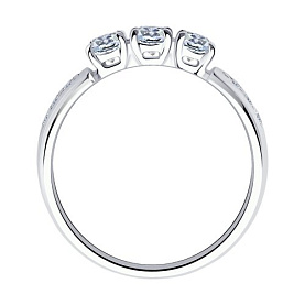 Кольцо SOKOLOV - Серебро 925, Фианит (арт. 94012864)