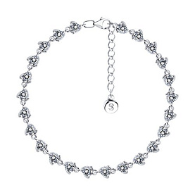Браслет SOKOLOV - Серебро 925, Фианит (арт. 89050005)