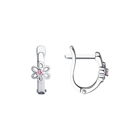 Серьги Diamant - Серебро 925, Фианит (арт. 94-120-01132-1)