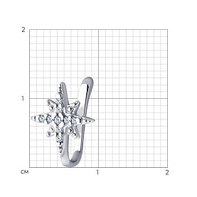 Пирсинг SOKOLOV - Серебро 925, Фианит (арт. 94060105)