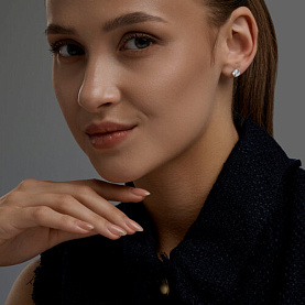 Серьги SOKOLOV - Серебро 925, Фианит (арт. 94027538)