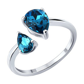 Кольцо Diamant - Серебро 925, Кристалл (арт. 94-110-00211-1)