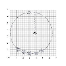 Браслет SOKOLOV - Серебро 925, Фианит (арт. 94050911)