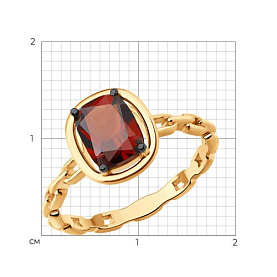 Кольцо SOKOLOV - Серебро 925, Гранат (арт. 92014877)