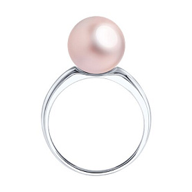Кольцо Diamant - Серебро 925, Жемчуг синтетический (арт. 94-110-00099-1)